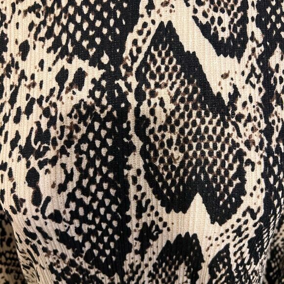 Zara Animal Print Midi Dress. Size M Great Condition - Picture 5 of 6